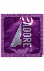 Kondomer Adore Ribbed Pleasure
