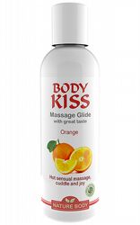 Smaksatt glidmedel Body Kiss Orange 100 ml