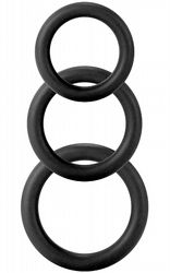  Twiddle Rings Black 3-pack