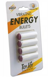 Vibrating Energy Bullets 4-pack
