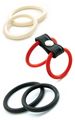 6-pack Nitrile Rings - Rd Vit Svart