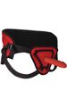 Deluxe Silicone Strap On Red 20 cm