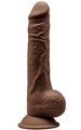 Dual Density Brown Dildo 24 cm1