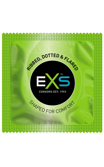 EXS Ribbed Dotted Flared 50-pack
