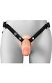Hollow Silicone Strap-On 18 cm