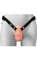 Hollow Silicone Strap-On 20 cm