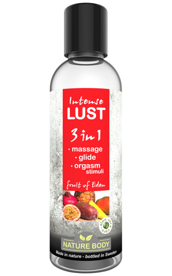 Smaksatt glidmedel Intense Lust 3 in 1 Fruit of Eden 100 ml