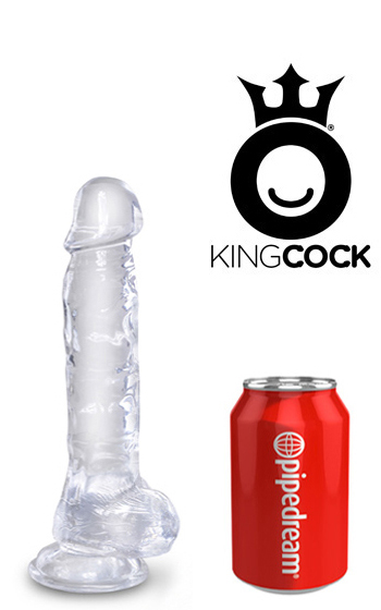 King Cock Clear 22 cm Transparent
