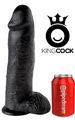 King Cock Svart Dildo