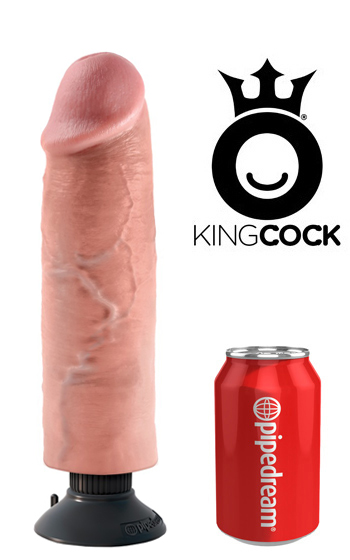 Realistiska Massagestavar King Cock Vibrating 26 cm