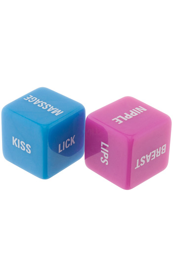 Lovers Dice Pink Blue Lovers Dice Pink Blue