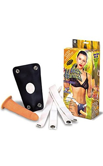 Lynx Harness with Latex Dildo