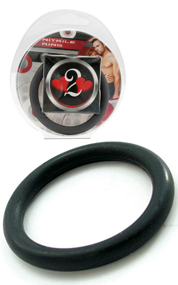 Nitrile Ring Large - Svart Nitrile Ring Large - Svart