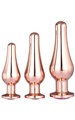 Pleasure Plug Set Rose Gold