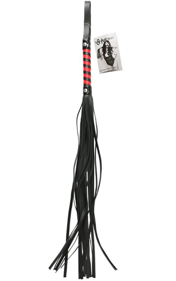 Red & Black Stripe Flogger Red & Black Stripe Flogger