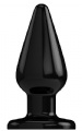 Rubber Buttplug Black 7 tum Model 2