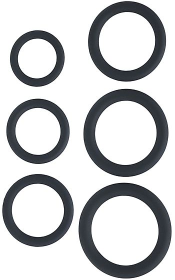 Silicone Ring Set 6-pack | Penisringar | Intimast