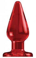 Acrylic Buttplug Red 6 tum