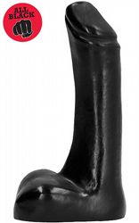 Dildos med pung All Black 9 cm