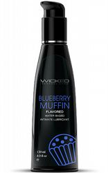 Smaksatt glidmedel Aqua Blueberry Muffin 120 ml