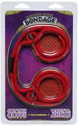  Bind & Tie Cuffs Red