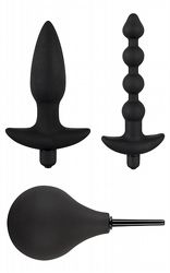 Analvibratorer Black Velvet Vibrating Anal Kit