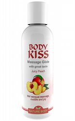 Massageoljor Massageljus Body Kiss Peach 100 ml