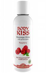 Massageoljor Massageljus Body Kiss Raspberry 100 ml