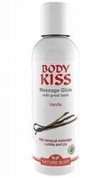 Massageoljor Massageljus Body Kiss Vanilla 100 ml