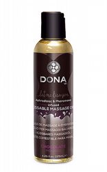 Massageoljor Massageljus Dona Kissable Massage Oil Chocolate 110 ml