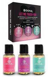 Massageoljor Massageljus Dona Let Me Touch You 3 x 30 ml