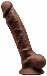 Dual Density Brown Dildo 18 cm1