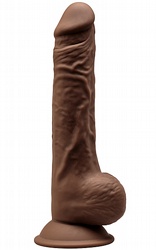 Dual Density Brown Dildo 24 cm1