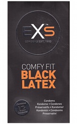 Kondomer EXS Black Latex 12-pack - Frpackning