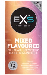 Kondomer EXS Mixed Flavoured 12-pack