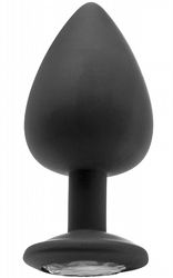 Analpluggar Extra Large Diamond Butt Plug Black