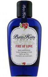 Massageoljor Massageljus Fire Of Love 125 ml