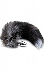 Fox Tail Plug Black & White