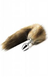 Analpluggar Fox Tail Plug Golden Brown