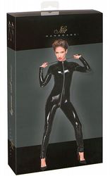 Latex & Vinyl Helkroppsdress Black Vinyl Medium