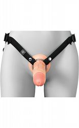 Hollow Silicone Strap-On 18 cm