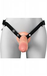 Hollow Silicone Strap-On 20 cm