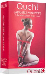 Bondagerep bondagetejp Japanese Mini Rope Red