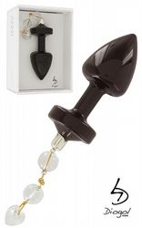  Jewel Buttplug Black