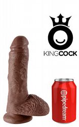  King Cock Brun Dildo 22 cm