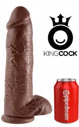 King Cock Brun Dildo