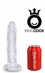 King Cock Clear Rak Dildo 22 cm