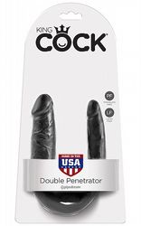 King Cock Double Penetrator Black