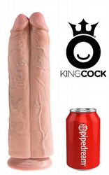 King Cock Dubbel Dildo 30 cm