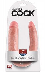 Dubbeldildos King Cock Large Double Penetrator